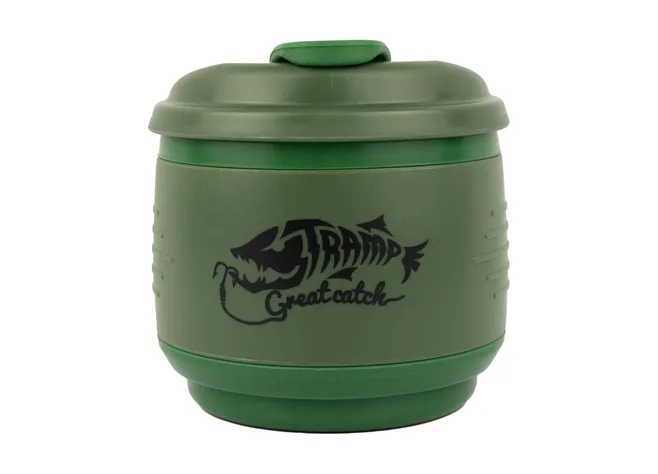 Чашка силиконовая Tramp с крышкой 350ml olive Фото 2